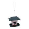 PROGARDEN - Maison oiseau gamelle polypropylène (20 x 14 x 18 cm)