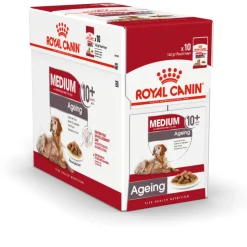 ROYAL CANIN - Bouchées en sauce Medium Ageing 10+ pour chien 10X140g