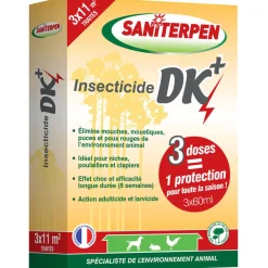SANITERPEN - Insecticide DK+ concentré Saniterpen : 3x60ml
