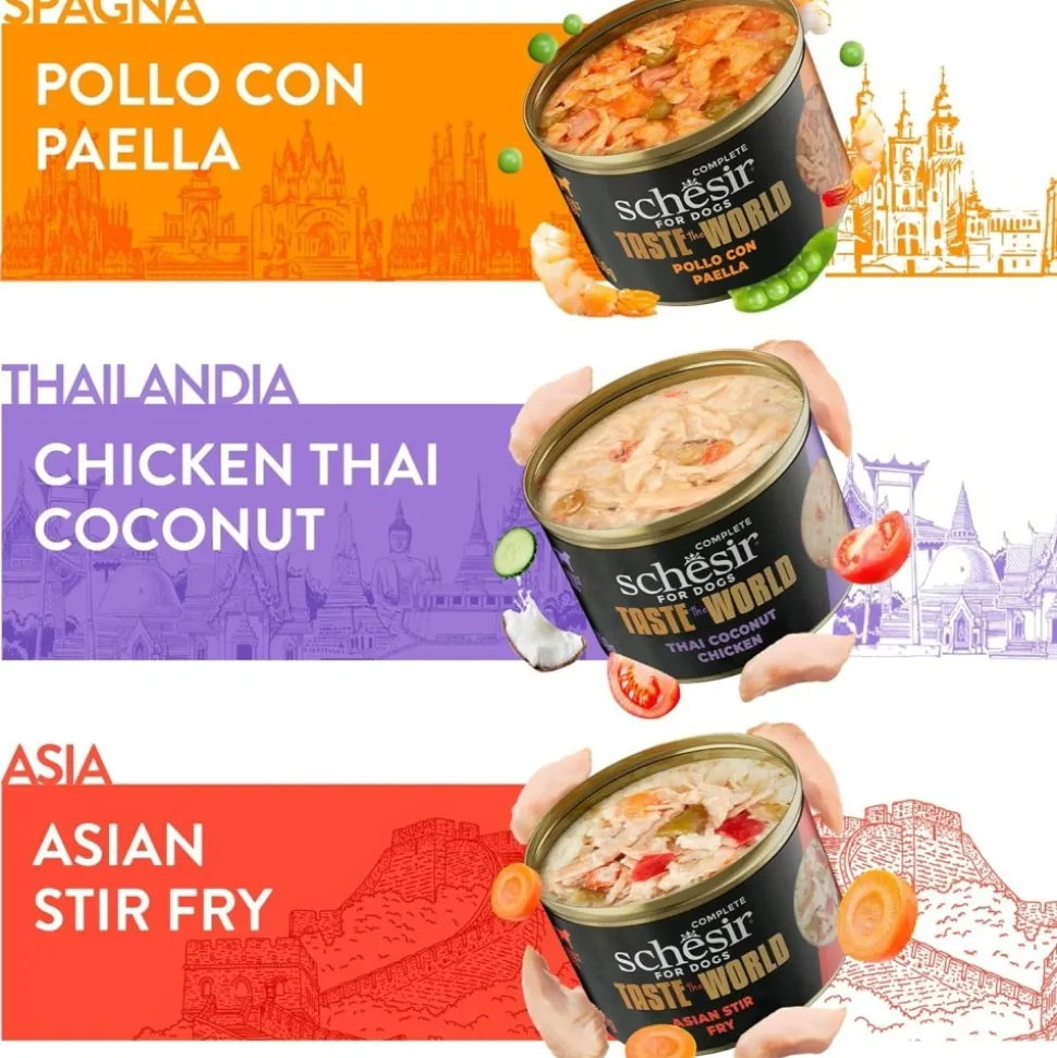 SCHESIR - Taste the world poulet carbonara schesir chien 150 g