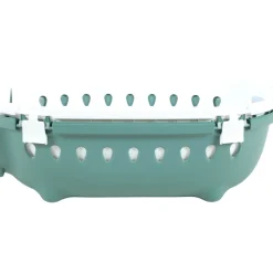 STEFANPLAST - Cage de transport smart chic verte max 6 kg pour petit chien et chat