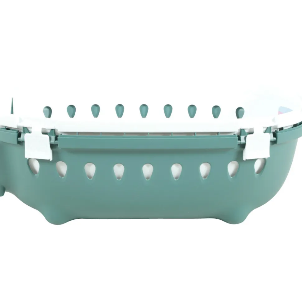 STEFANPLAST - Cage de transport smart chic verte max 6 kg pour petit chien et chat