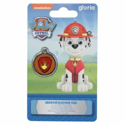THE PAW PATROL - Plaque d'identification pour collier the paw patrol marshall taille m