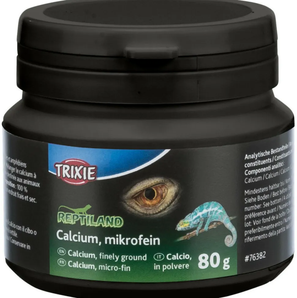 TRIXIE - Calcium, micro-fin adapté aux reptiles herbivores, carnivores et amphibien
