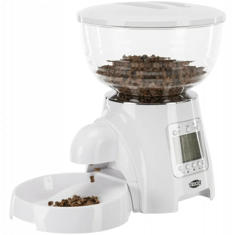 TRIXIE - Distributeur automatique de croquettes chien et chat TX7 - 5 litres