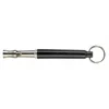 TRIXIE - Sifflet haute fréquence 8 cm noir gris pour entrainement canin