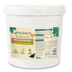 TRUFFAUT BIODIVERSITÉ - Terre de diatomée, en poudre non calcinée - 4500g