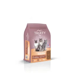 TRUFFY - Croquettes à la volaille pour chat adulte - 2kg