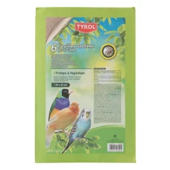 TYROL - Feuilles sablées moyens modèles : par 6