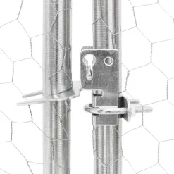 VIDAXL - Poulailler 2,5x10x2,25 m acier galvanisé
