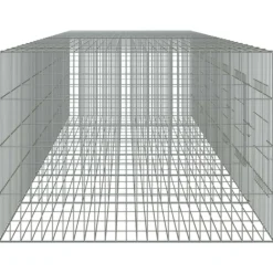 VIDAXL - Cage à lapin 6 panneaux 327x79x54 cm fer galvanisé