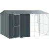 VIDAXL - Cage pour oiseaux anthracite 430 x 310 x 247 cm acier galvanisé