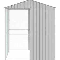 VIDAXL - Cage pour oiseaux gris 215 x 210 x 247 cm acier galvanisé