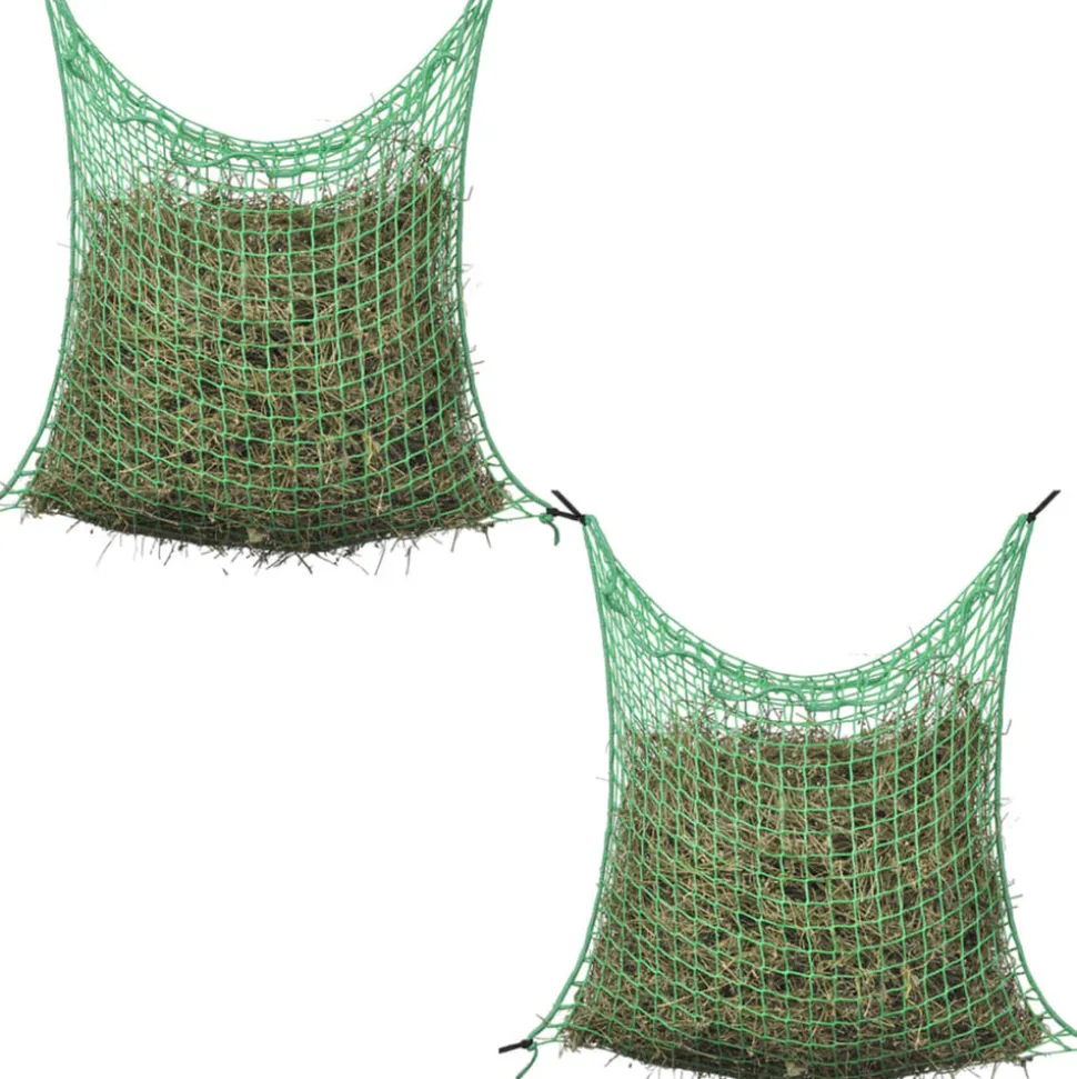 VIDAXL - Filet à foin 4 pcs carré 0,9 x 1 m pp
