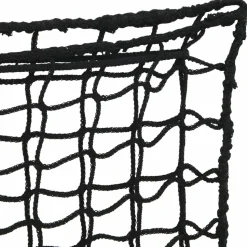 VIDAXL - Filets à foin 2 pcs rond noir 75x75 cm pp