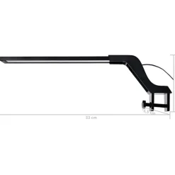 VIDAXL - Lampe à led d'aquarium avec pince 35-55 cm bleu et blanc