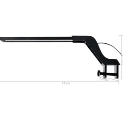 VIDAXL - Lampe à led d'aquarium avec pince 25-45 cm bleu et blanc