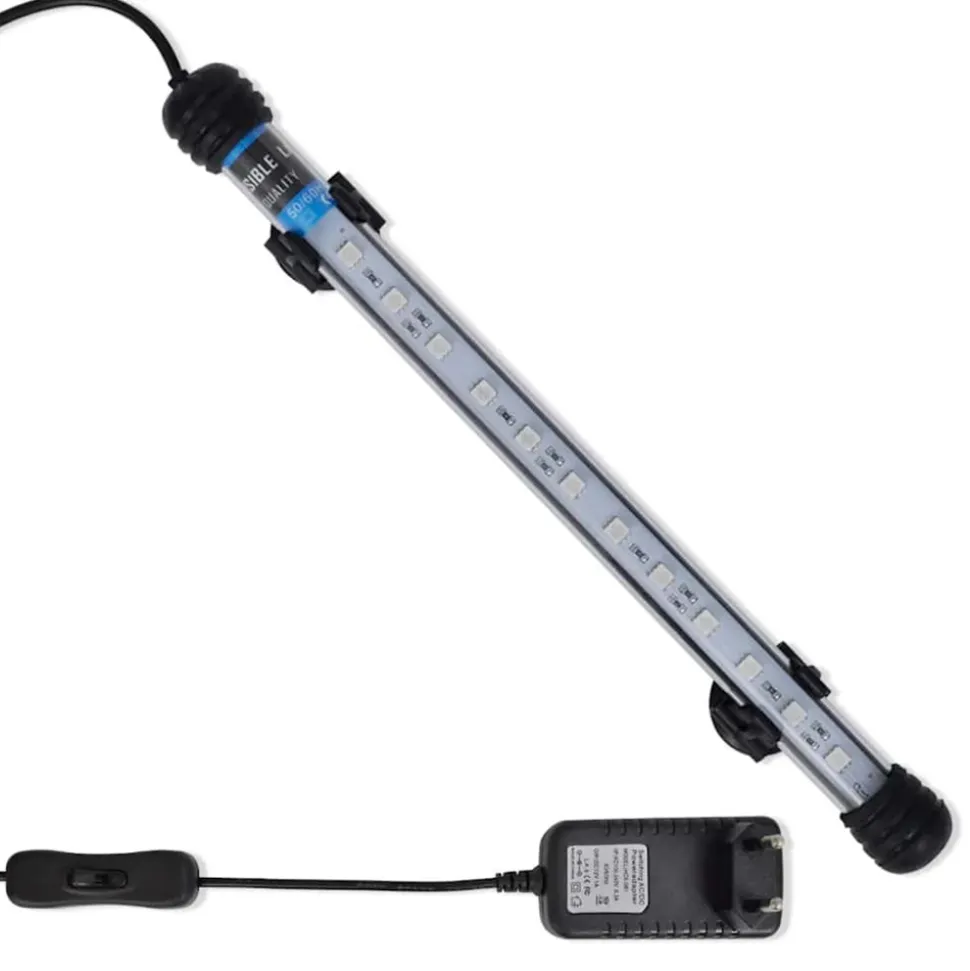 VIDAXL - Lampe led d'aquarium 28 cm bleu