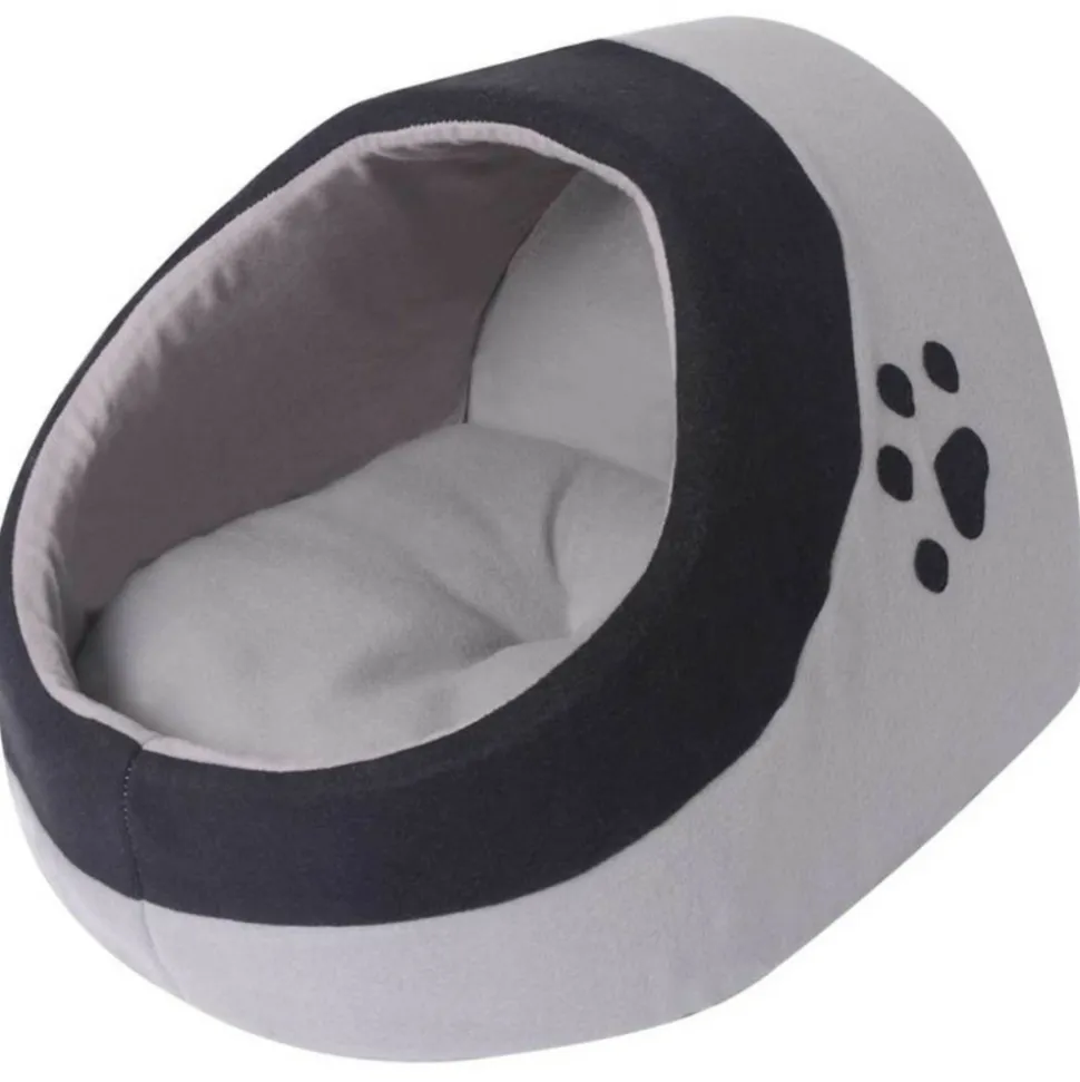 VIDAXL - Lit pour chats gris et noir m