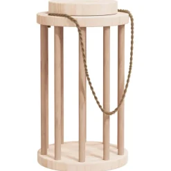 VIDAXL - Mangeoire à foin pour lapins ø15x25,5 cm bois massif de sapin