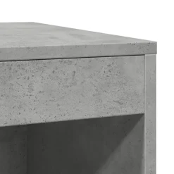 VIDAXL - Meuble de bac à litière pour chat gris béton bois d'ingénierie