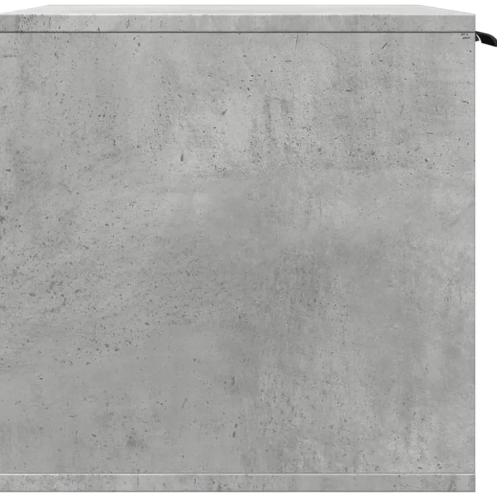 VIDAXL - Meuble de bac à litière pour chat gris béton bois d'ingénierie