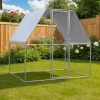 VIDAXL - Poulailler argenté et gris 2x2x2 m acier galvanisé