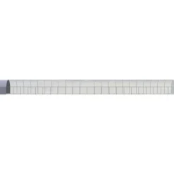 VIDAXL - Poulailler d extérieur 3x24x2 m acier galvanisé