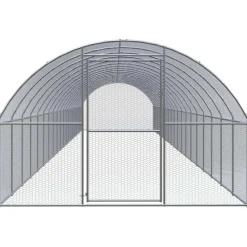VIDAXL - Poulailler d extérieur 3x20x2 m acier galvanisé