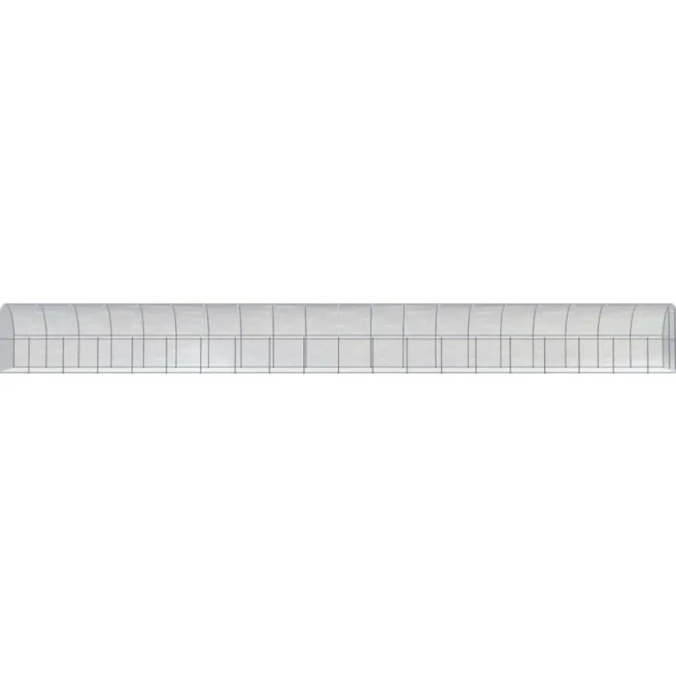 VIDAXL - Poulailler d extérieur 3x20x2 m acier galvanisé
