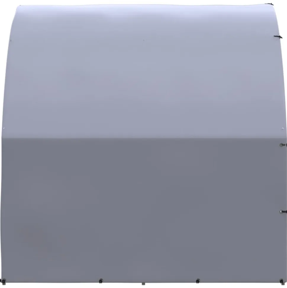 VIDAXL - Poulailler d'extérieur 3x4x2 m acier galvanisé