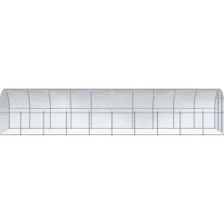 VIDAXL - Poulailler d extérieur 3x10x2 m acier galvanisé
