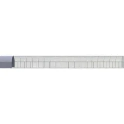 VIDAXL - Poulailler d extérieur 3x20x2 m acier galvanisé