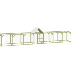 VIDAXL - Poulailler 700x100x150 cm bois de pin massif imprégné