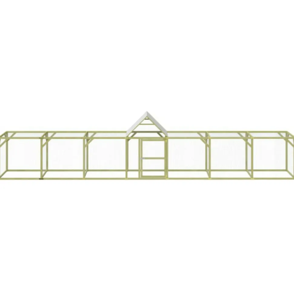 VIDAXL - Poulailler 700x100x150 cm bois de pin massif imprégné