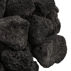 VIDAXL - Roches volcaniques 10 kg noir 3-5 cm