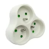 ZENITECH - Triplite 3x16A triangulaire pour aquarium : Blanc