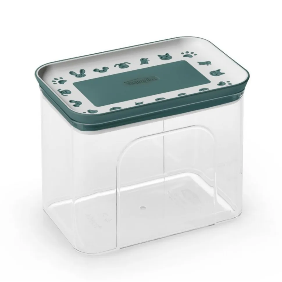 ZOLUX - Boite à friandises hermétique verte 1.2 litres pour chien ou chat