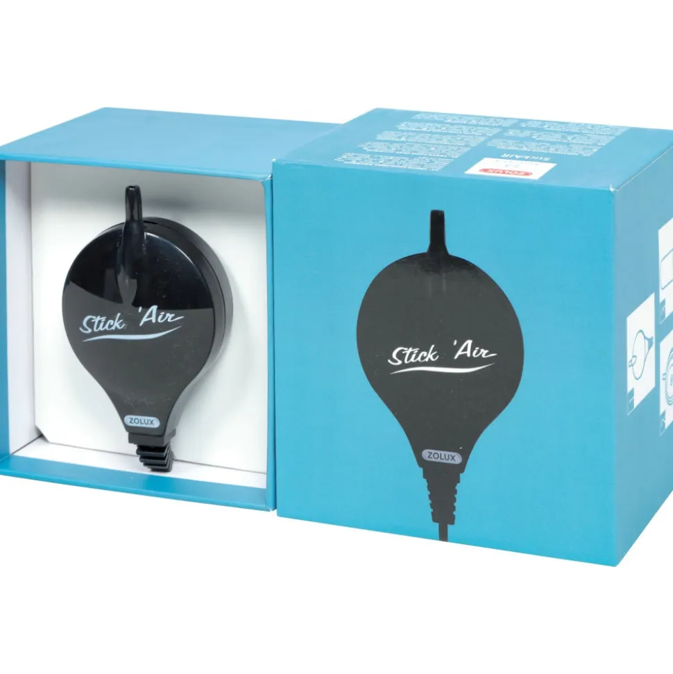 ZOLUX - Bulleur aérateur 1.5w débit 18.6 l/h noir pour aquarium max 50 litres