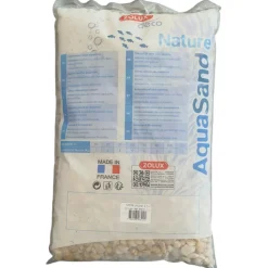 ZOLUX - Gravier décoratif jaune d'environ 8/12 mm aquasand naturel 4.5 kg