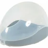 ZOLUX - Maison de toilette pour chinchillas. 19 x 28 x hauteur 19 cm. Couleur grise