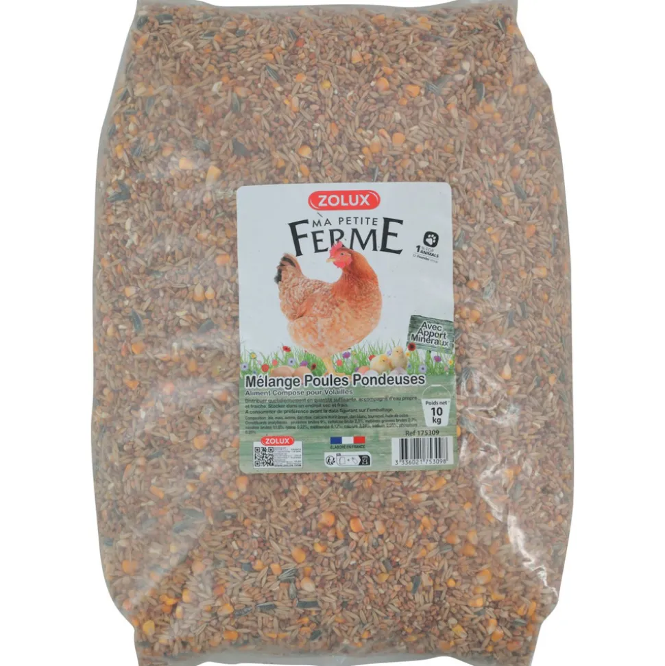 ZOLUX - Mélange pour poules pondeuses 10 kgs