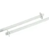 ZOLUX - 2 perchoirs plastique beige de 18 cm, pour cage oiseaux.