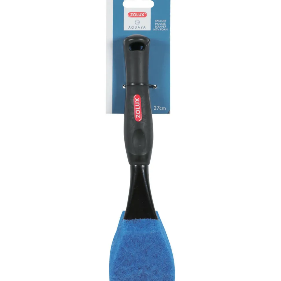 ZOLUX - Racloir avec mousse 27 cm pour nettoyage parois aquarium