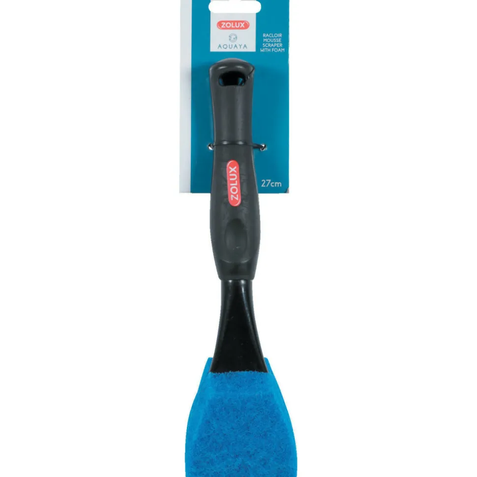 ZOLUX - Racloir avec mousse 27 cm pour nettoyage parois aquarium