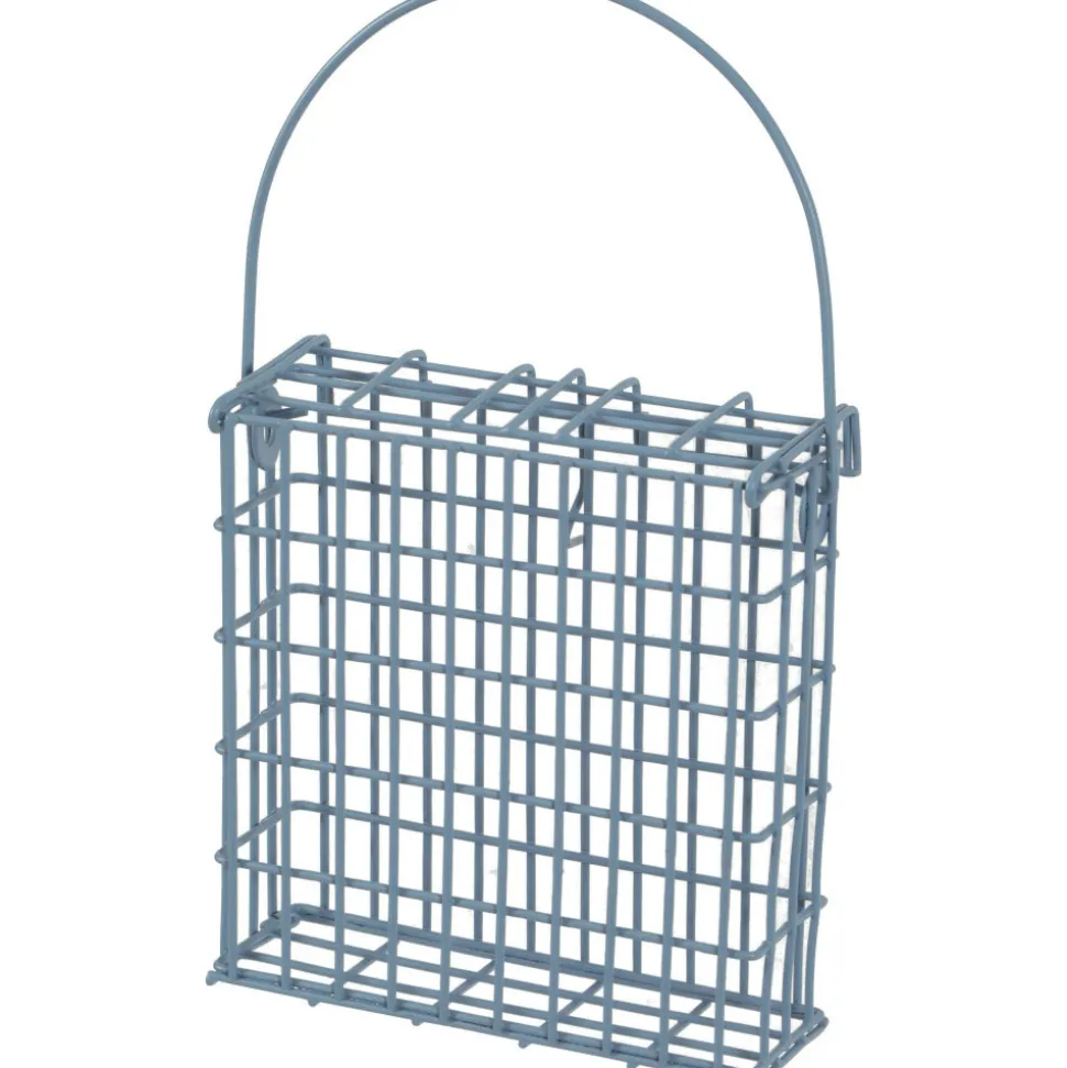ZOLUX - Support pour pain de graisse en métal orage bleu pour oiseaux