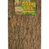 ZOOMED - Fond en liège - natural cork tile background 30 x 46 cm - décor pour terrarium ou paludarium destiné aux reptiles (lézards, ser