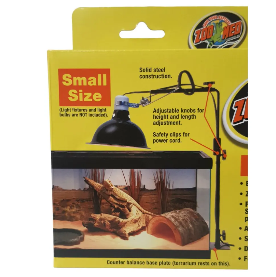 ZOO MED - Support pour lampe stand 65 cm lf21 pour reptile