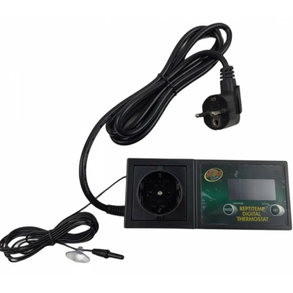ZOO MED - Thermostat digital reptitemp. Rt-600e pour reptiles.