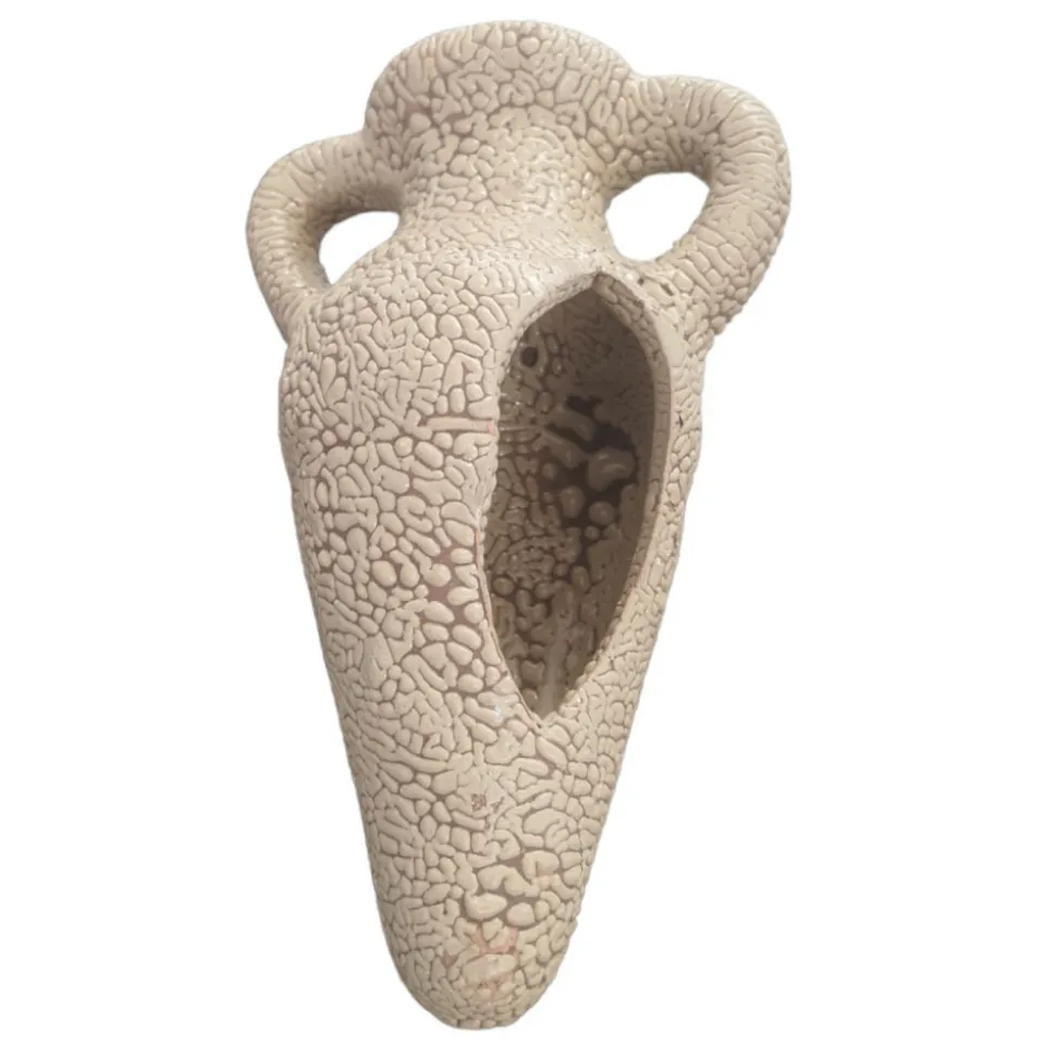 ANIMALLPARADISE - Décoration d'aquarium en forme de cruches 14 cm avec petite cavité